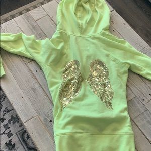 Victoria Secret Lime Green Angel’s zip 💕